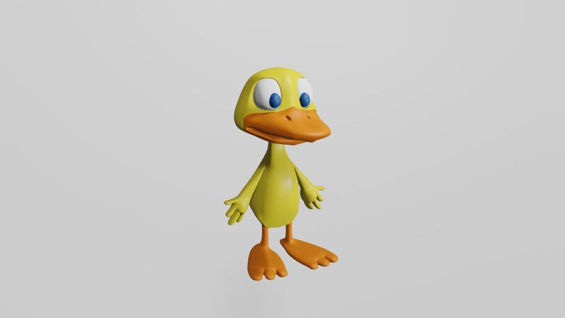 cartoon duck