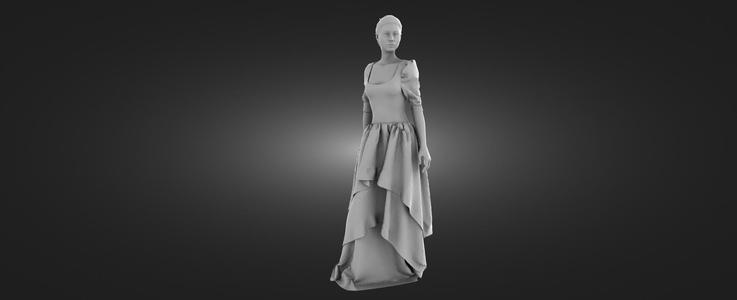 Lady in dress