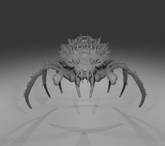 Spiked Monster Crab 3D Model