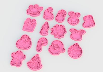 Christmas Cookie Cutter Set of 15