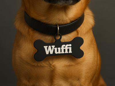 Dog Name Tag – [Bone-shaped]