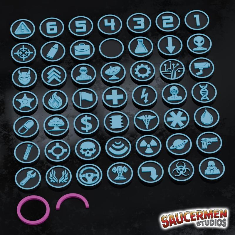 Sci-fi RPG Tokens – Pack One