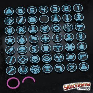 Sci-fi RPG Tokens – Pack One