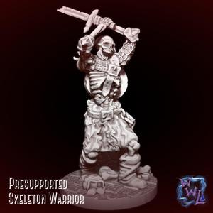 Skeleton Warrior  |  Presupported