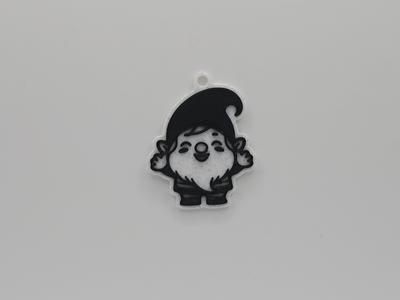 Cute Gnome Keychain