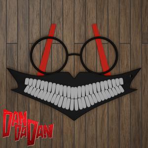 Dandadan Okarun Mask Keychain - Multicolor