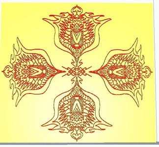 Flower like 2 Lithophane