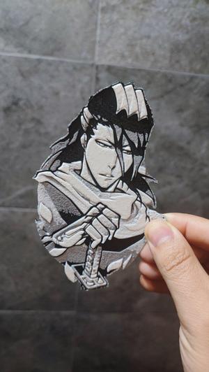 Byakuya 3D Sticker