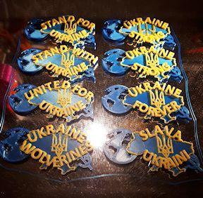 Ukraine Strong - Pins to show your suport