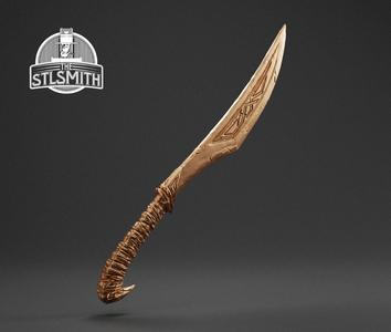 Nordic Dagger Skyrim Life Size Prop STL