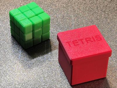 TETRIS BOX - 3D Printed puzzle