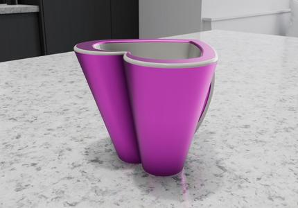 Love heart ❤️ valentines cup ❤️