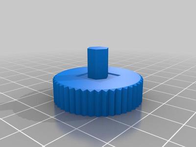 Handle for 1/4 hex bit on mini ratchet