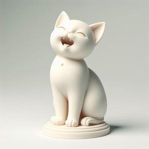 542 Laughing Cat Statue, creature, dinosaur, sculpture, monkey, witch, werewolf, serpent, fantasy, fairy, dragon, dnd, cat, monster hunter, dog, totem