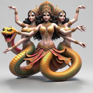 1853 Indian Serpent Woman Dancer , magic, dragon, serpent, mask, gnome, gorgon, venetian carnival, wild, fox, monster, cat, fair, witch, werewolf, horror, beast, snake, troll, skeleton dance.