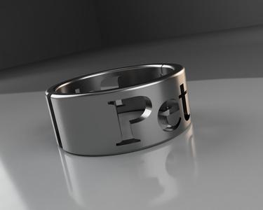 "pet"  collar (Print in place, hinge and push fit clip)
