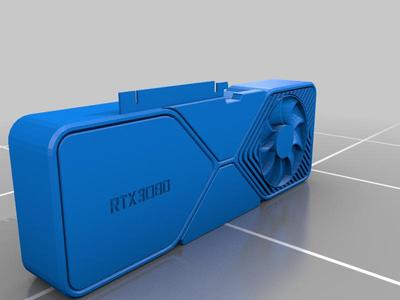 RTX 3080 FE simple miniature model