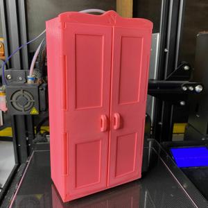 Barbie Armoire - Shoe cabinet with print-in-place doors