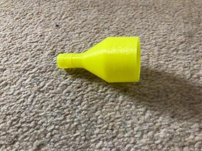 Vacuum Reducer 30mm to 10mm I/D tube or 15mm Garden hose)