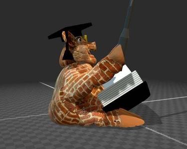 fat pig teach / anoter brick teach - colorprint 3mf file and obj