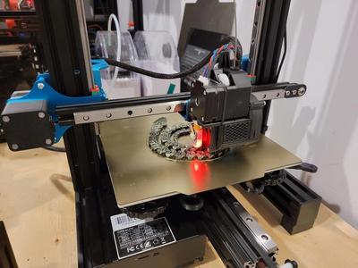 Toolhead E3D V6/BMG/DD/BLTouch for Ender3 Pro/V2 with BLV Linear Rail Mod