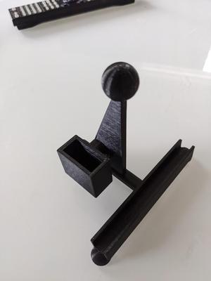 Record Stand / Record Holder With Brush Holder