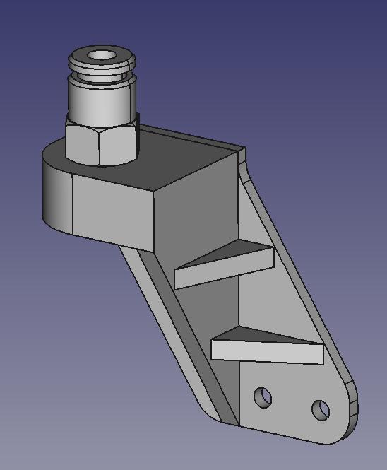 JGAurora A5 Reverse Bowden Mount