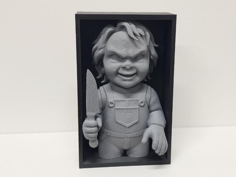 Halloween Chucky Doll Book Nook 3D Horror Decor