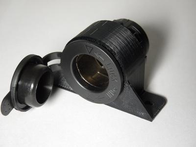 Car socket wall/surface mount bracket