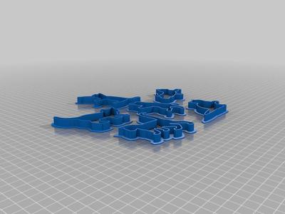 Cat cookie cutters 6 pack (thinner version)