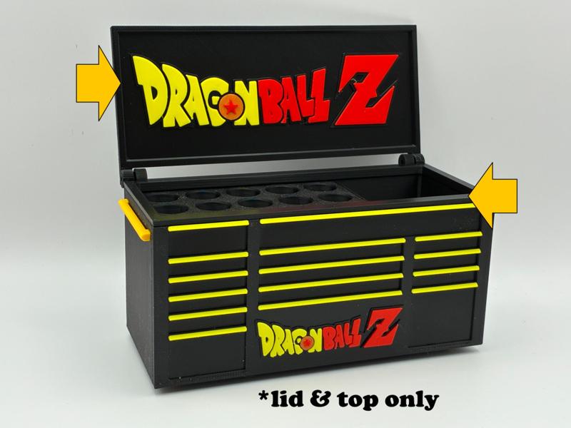 Lid - Dragon ball Z toolbox desk organizer pen