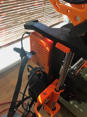 Raspberry Pi Case for LED Light Bar Prusa i3 MK2/MK3