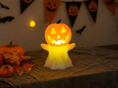 pumpkin candle holder
