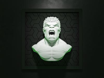 Hulk Modular Wall Art - Swappable Backgrounds
