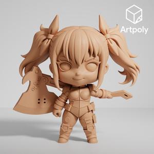 Shinomiya - 3D Model of Kaiju No. 8