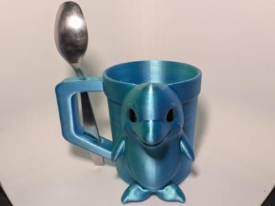 Dolphin Ice Cream Pint Holder