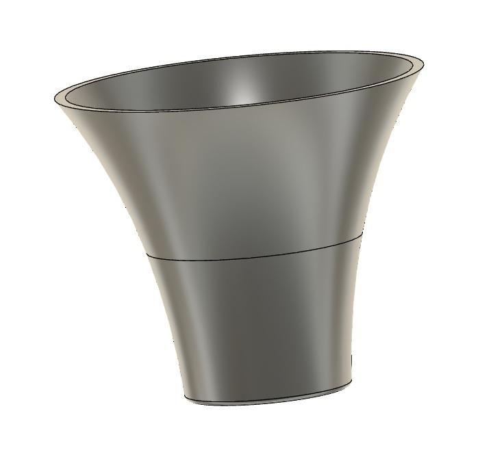 floot shape vase