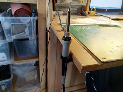 Soldering Iron (14mm) workbench hook 
