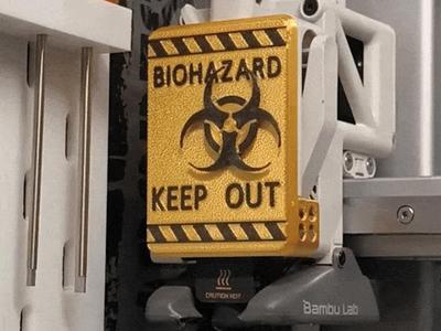 A1/A1 mini extruder cover. Biohazard