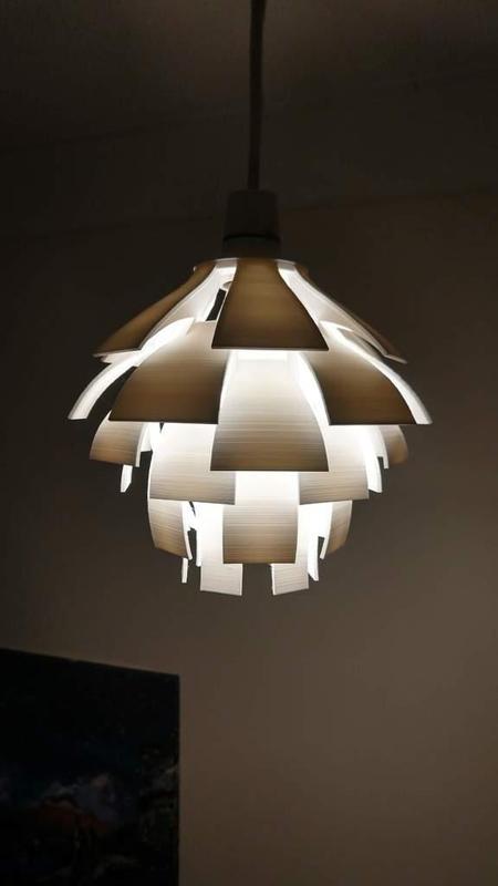Artichoke Lamp Shade Remixed Small