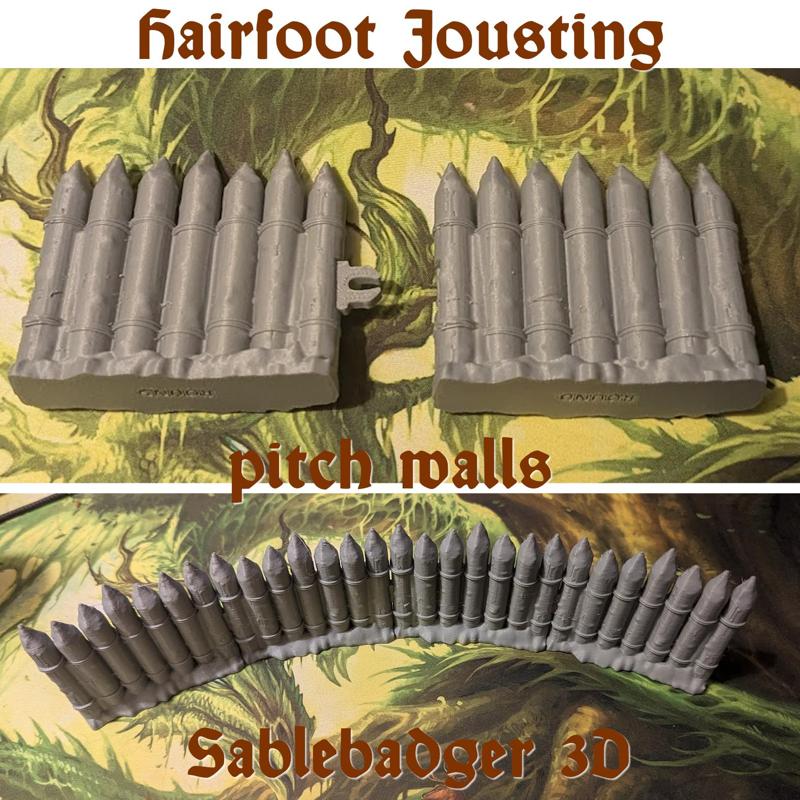 Hairfoot Jousting - Log Wall Pitch/Arena