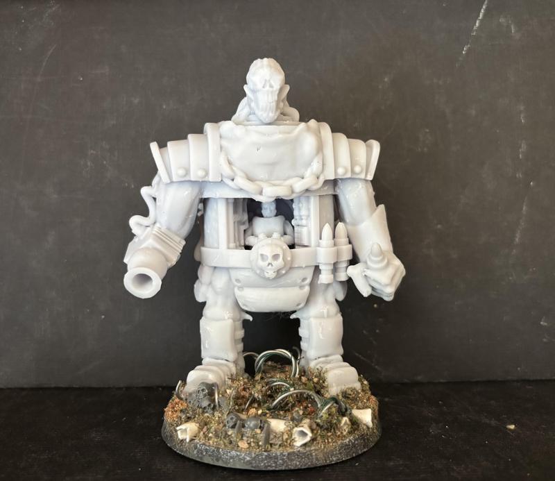 Grimdark Blood Cult heavy pattern Flesh-tank