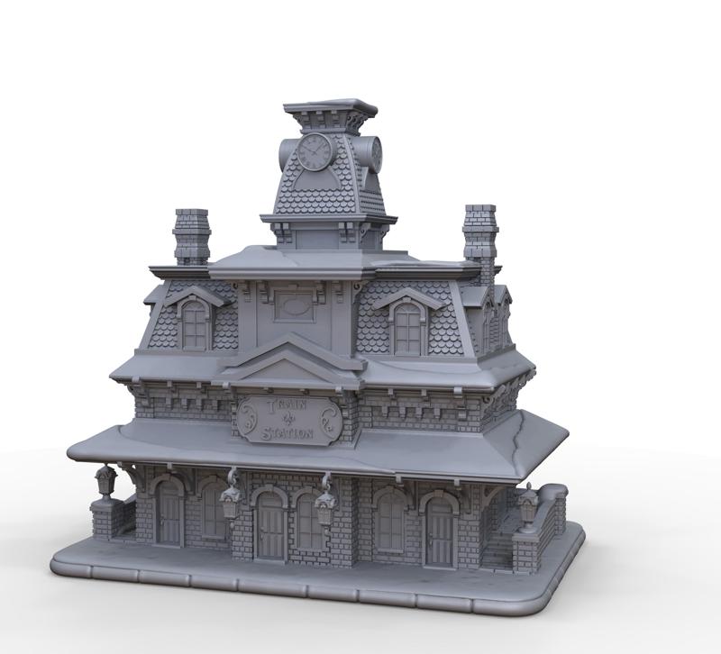 Train Station Victorian 1:43scale