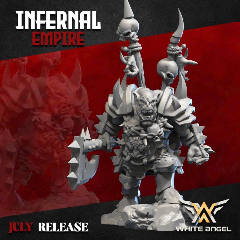 INFERNAL ORC COMMANDER - INFERNAL EMPIRE (JULY 2025 RELEASE) (INFERNAL DWARF)