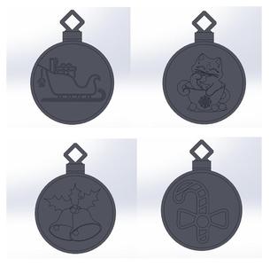 Christmas Ornament Pack 3