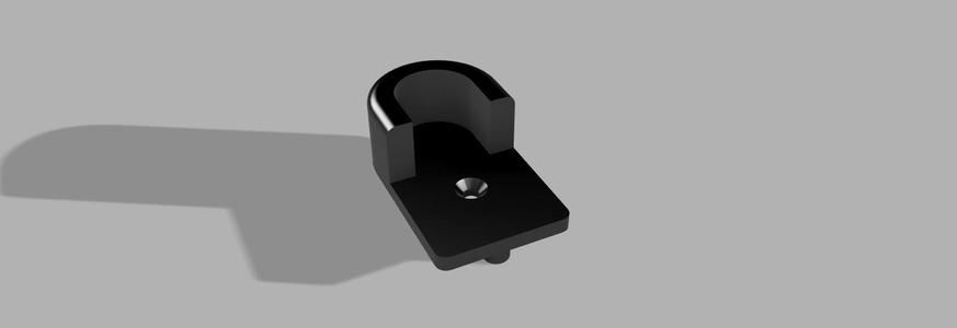 Rod holder for cabinet