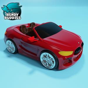 Cabrio / Car Model Kit / Articulated Racer Vehicle / DIY Racing Figure / Auto Statue / Home Decoration