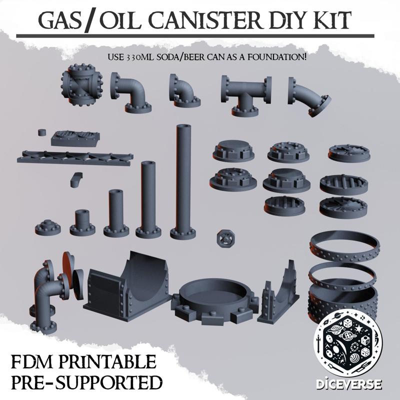 Gas / Oil Canister DIY Kit