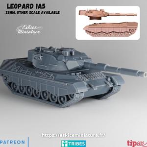 Leopard 1A5 tank - 28mm