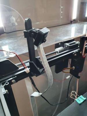 Ender-5 Plus Rear Mounted Pi Cam Holder